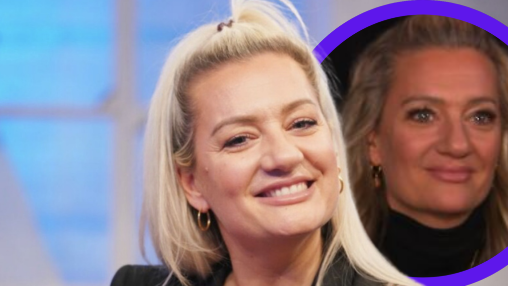 alt="Juliette Schoppmann im Tonstudio bei der Musikproduktion"