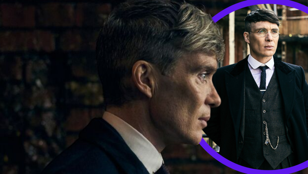 alt="Cillian Murphy als Tommy Shelby im Peaky Blinders Film"