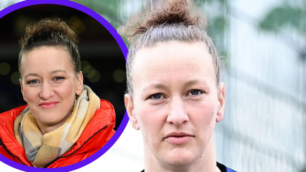 alt="Almuth Schult schwanger bei TV-Auftritt als Expertin"
