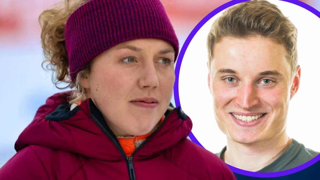 alt="Hochzeit Laura Dahlmeier Freund in Bayern mit Alpenkulisse"