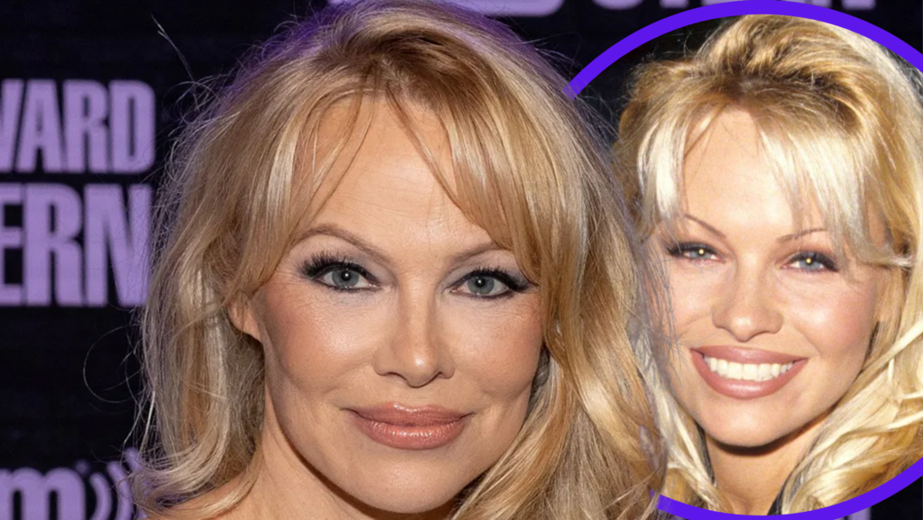 Pamela Anderson Alter Porträtaufnahme der Schauspielerin