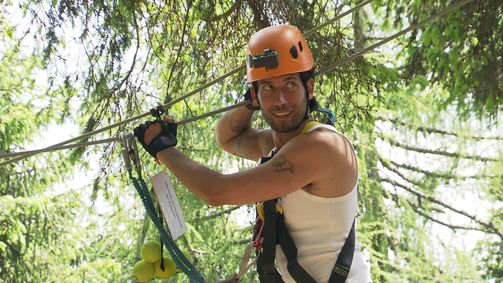 Besetzung von Forsthaus Rampensau während des gemeinsamen Zusammenlebens
