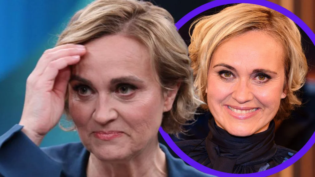 alt="Journalistin Caren Miosga und gesellschaftliche Bedeutung von Brustkrebs"